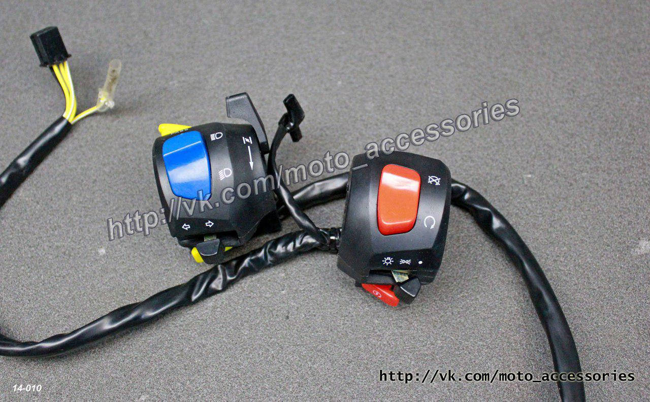 

Пульты под руль 22мм с подсосом для мотоцикла