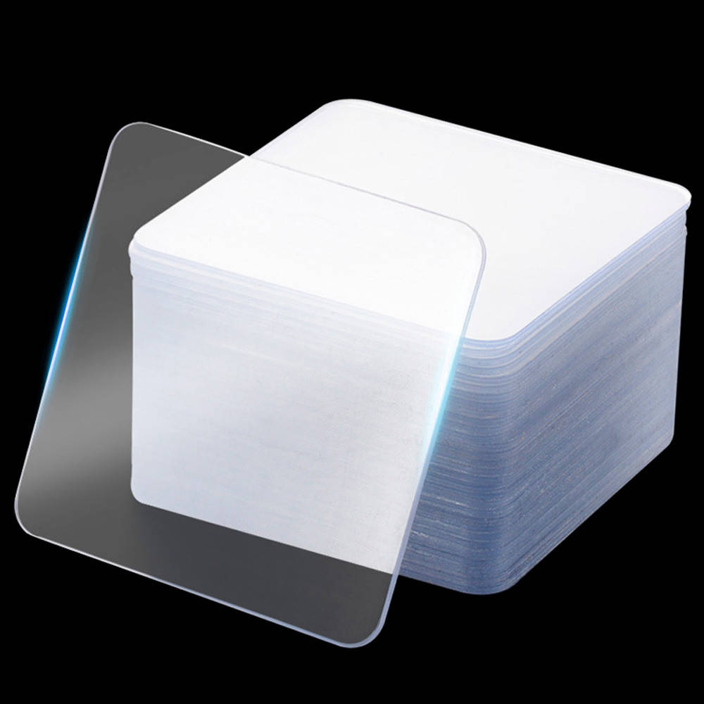 

Нано лента Ivy Grip Tape - наклейки (6см*6см*1,5мм) 10 шт, Прозрачный