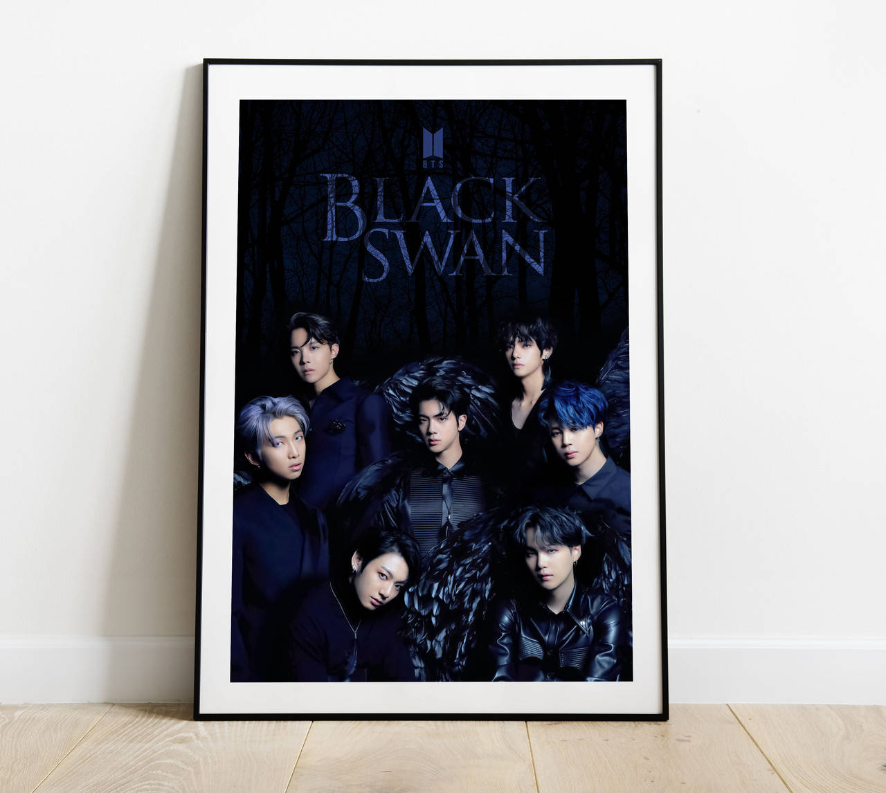 

Постер BTS. Плакат БТС. Black Swan. Плакат формат А3
