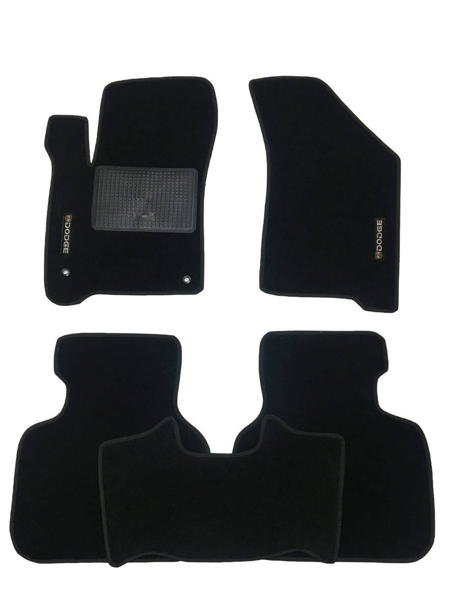 

Коврики автомобильные Autotextile в салон Dodge Journey (2009->) текстильные, черные (Ciak) Standart, Черный