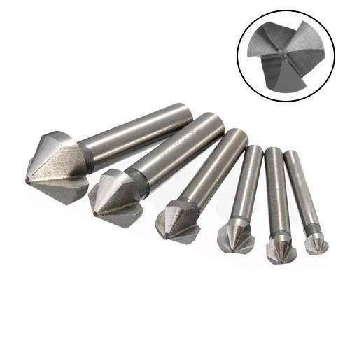 

Набор из 6 зенковок цилиндрических, 6.3/20.5мм, HSS сталь