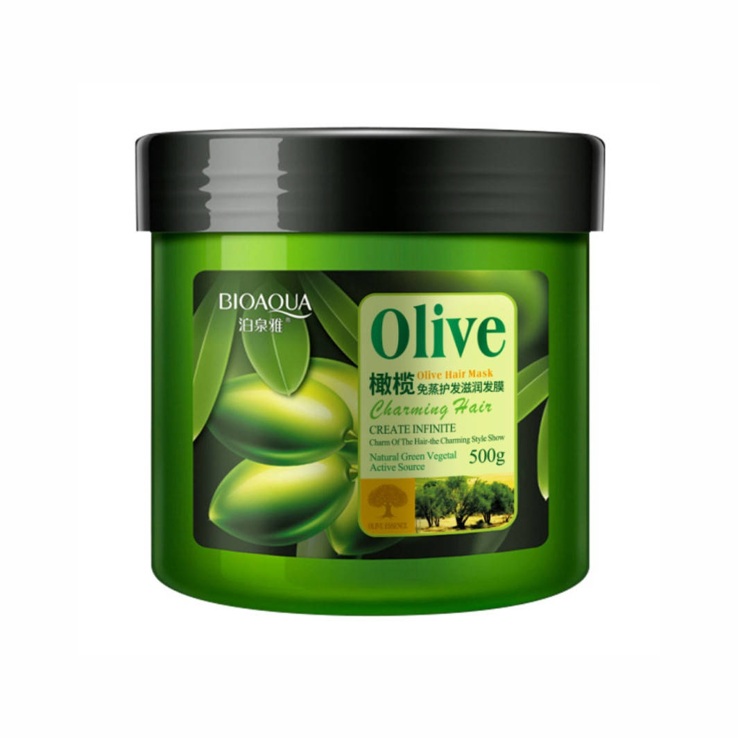 

Маска для волос с оливковым маслом Bioaqua Olive Hair Mask