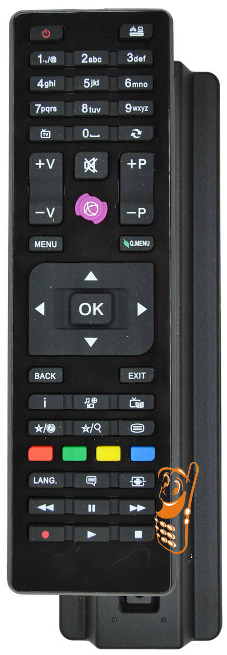 

Пульт Vestel LCD-1387 - пульт для телевизора, Черный
