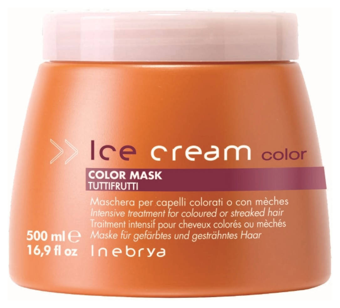 

Маска для окрашенных и мелированных волос Inebrya Ice Cream Color Mask 500 мл.