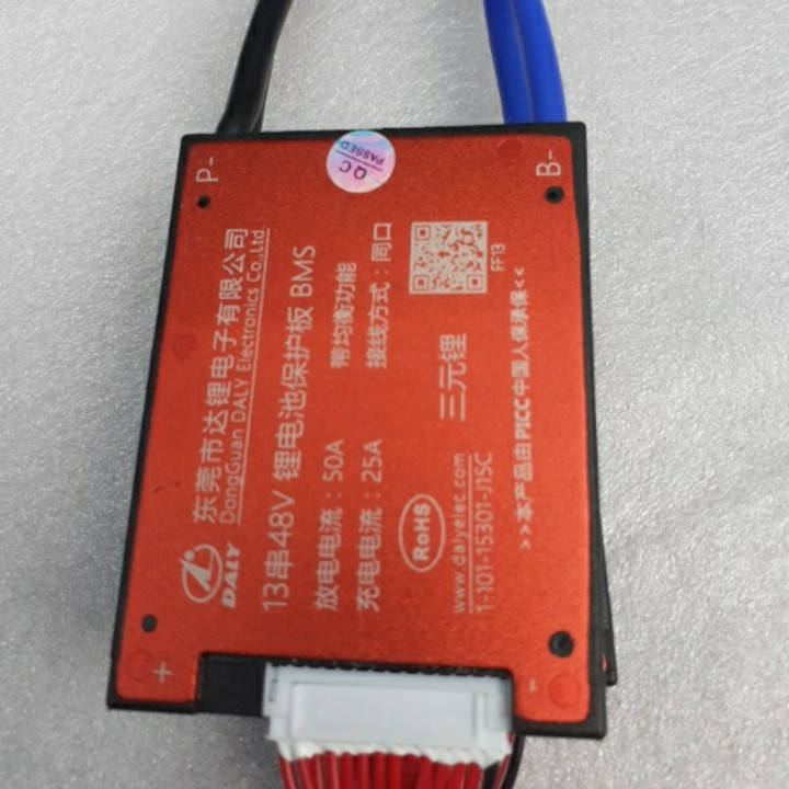 

BMS Li-ion 13S/50А 48V(54.6) водонепроницаемая