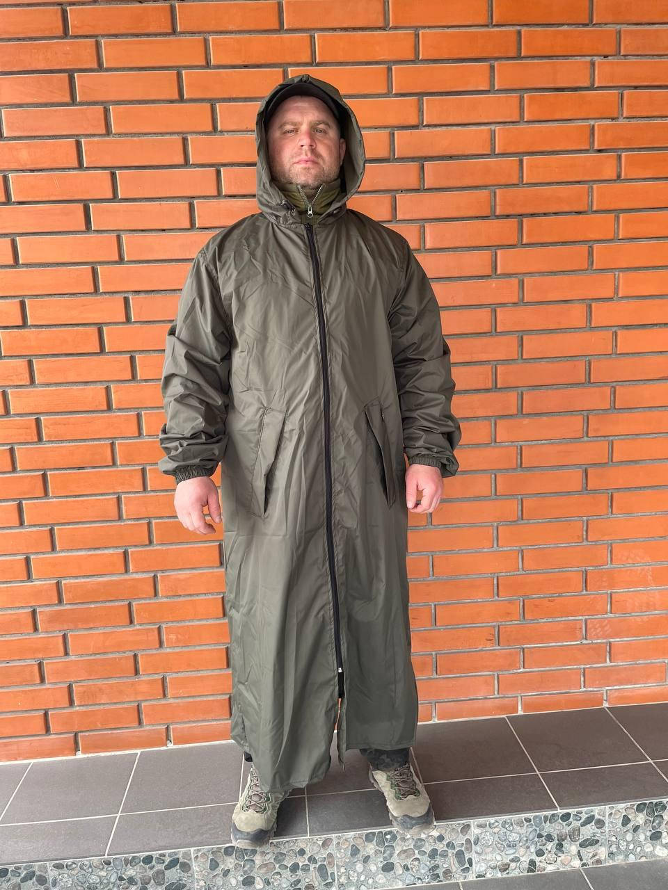 

Плащ-дождевик олива