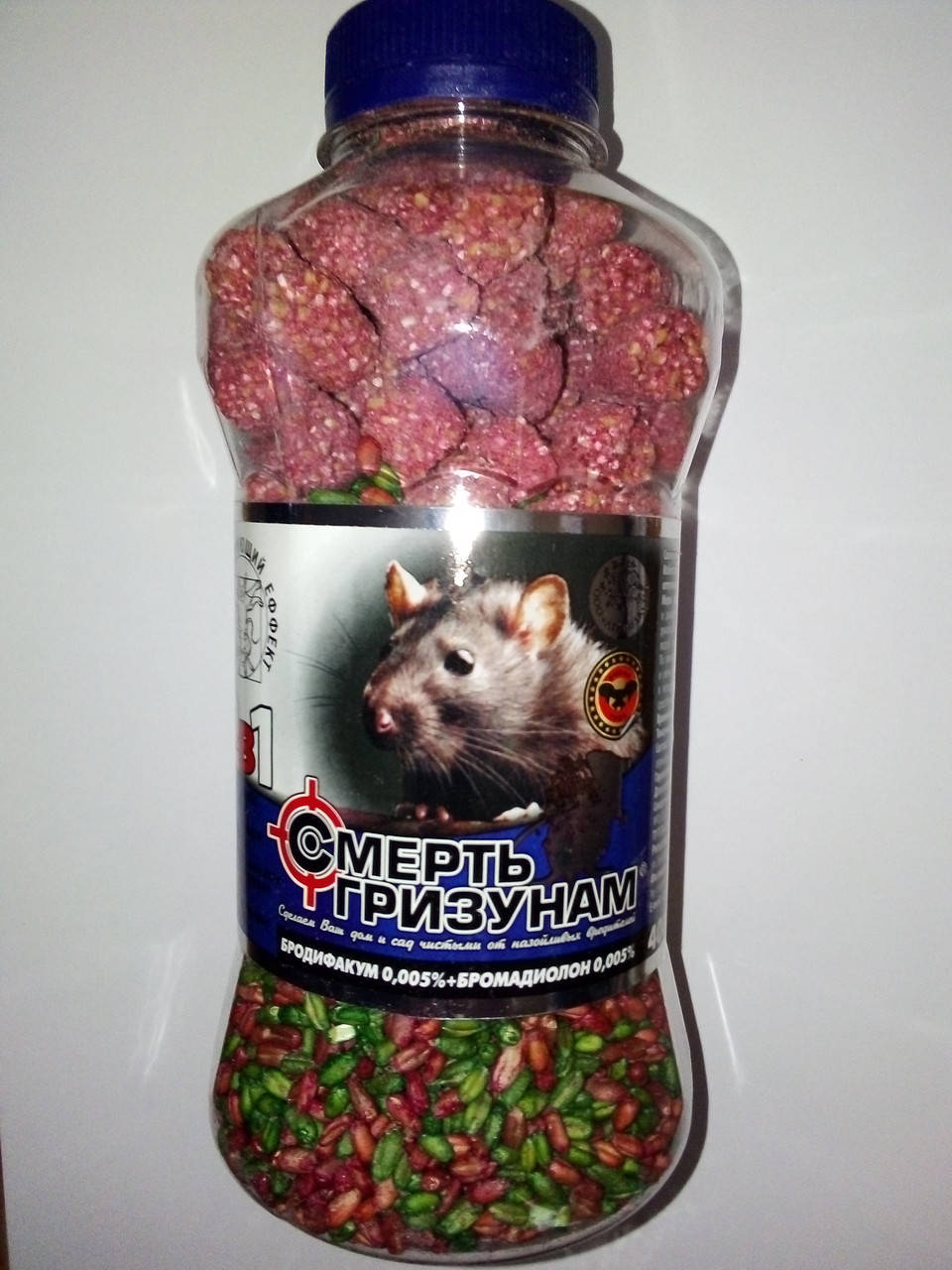 

Суміш "Смерть грызунам" 2в1 зерно + мікс гранула дуплет від щурів мишей 400 г