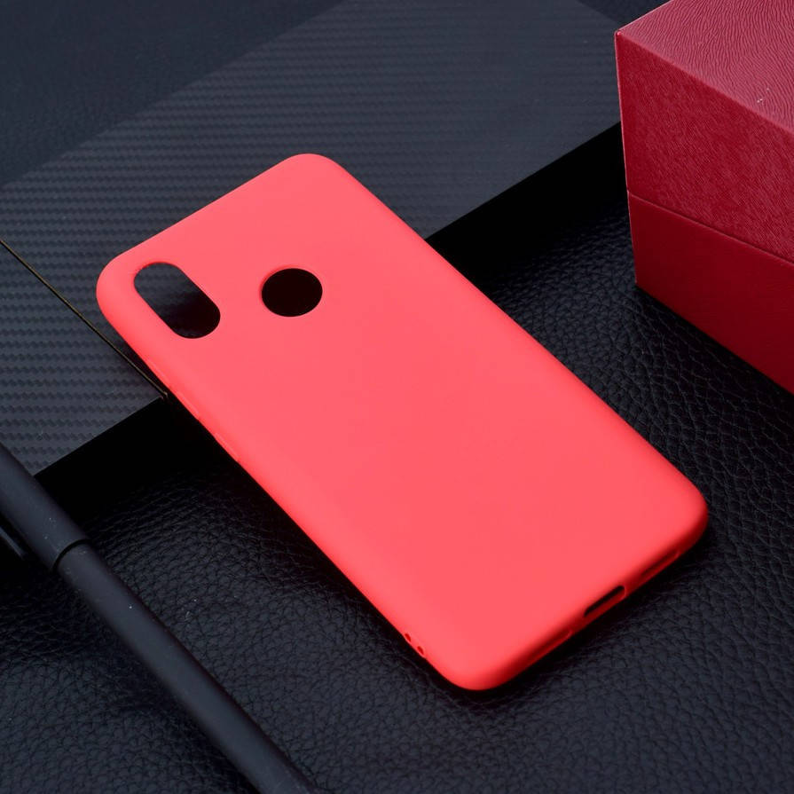 

Матовый чехол OneShot Xiaomi Redmi S2 (силиконовая накладка) (Сяоми Ксиаоми Редми С2), Красный