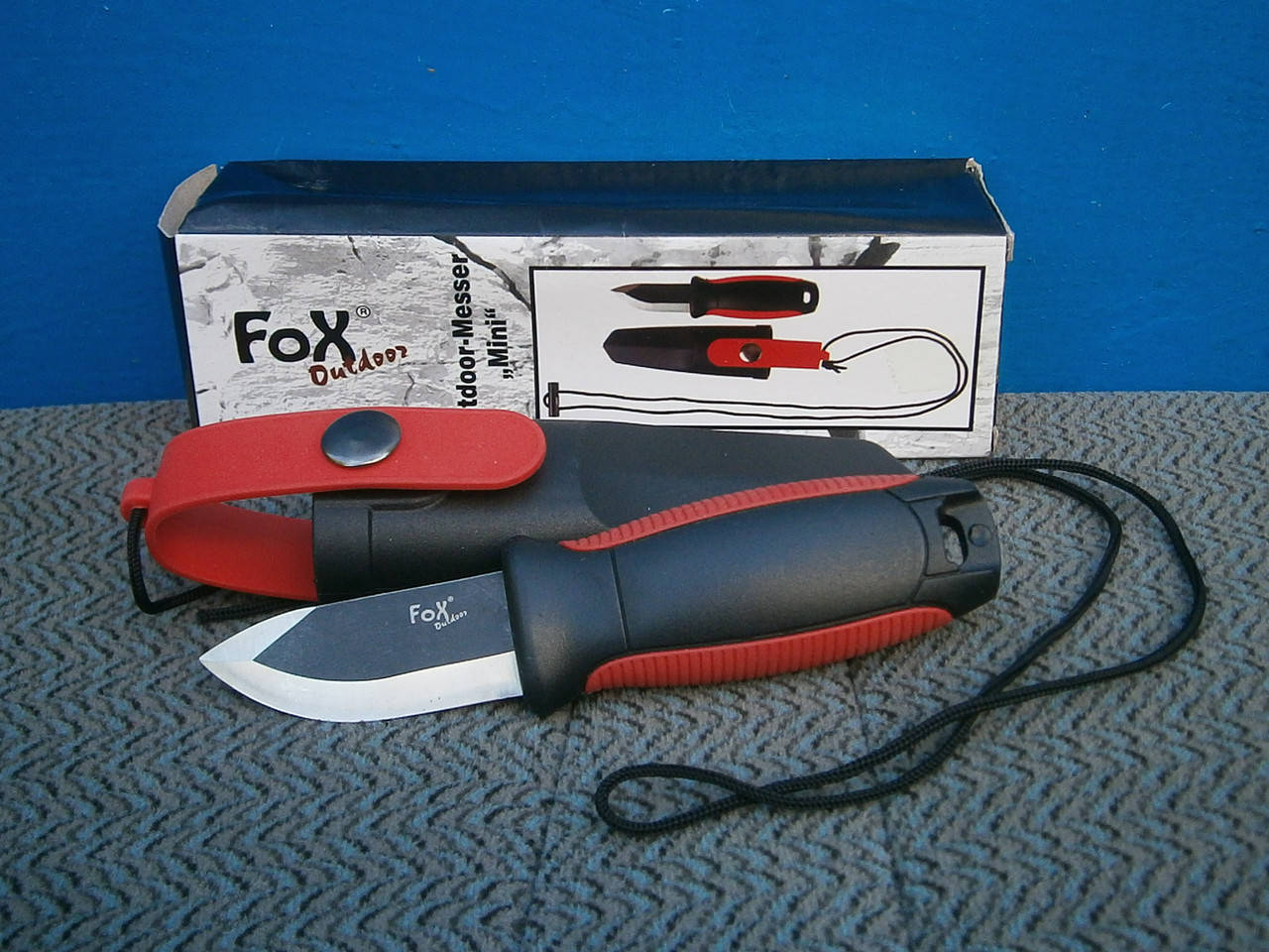 

Нож Fox Outdoor "Mini" с огнивом, 14,5 см.