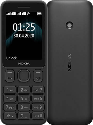 

Мобильный телефон Nokia 125 TA-1253 DualSim Black, Черный