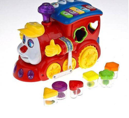 

Развивающий сортер "Паровозик Ту-Ту", Красный