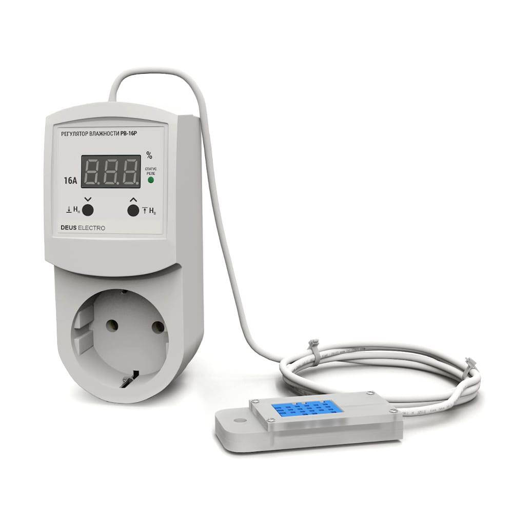 

Регулятор (измеритель) влажности в розетку для инкубатора (16А)