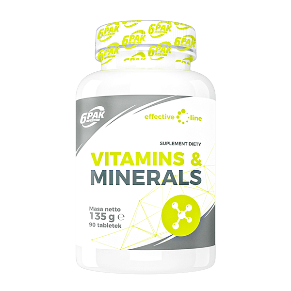 

Комплекс витаминов и минералов 6Pak Vitamins & Minerals 90 таблеток