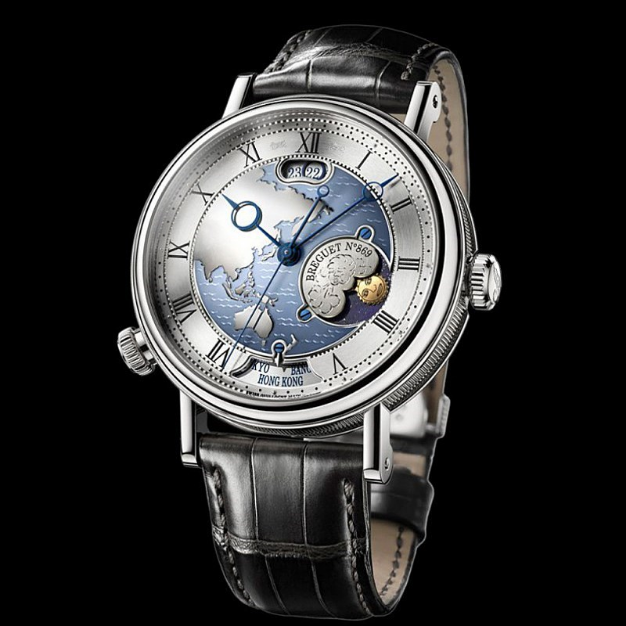 

Часы Breguet Mundi Silver Black Брегет Classique 5717 Hora