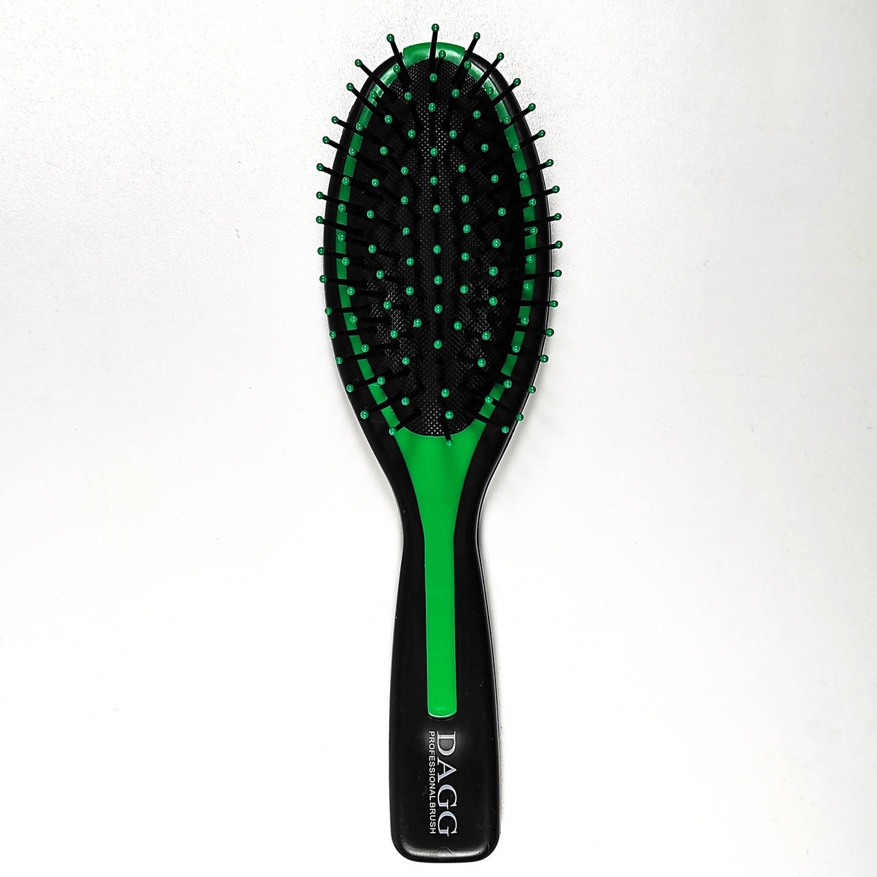 

Расчёска для волос массажная с пластиковыми зубчиками DAGG 9208 Зелёная, Зелёный