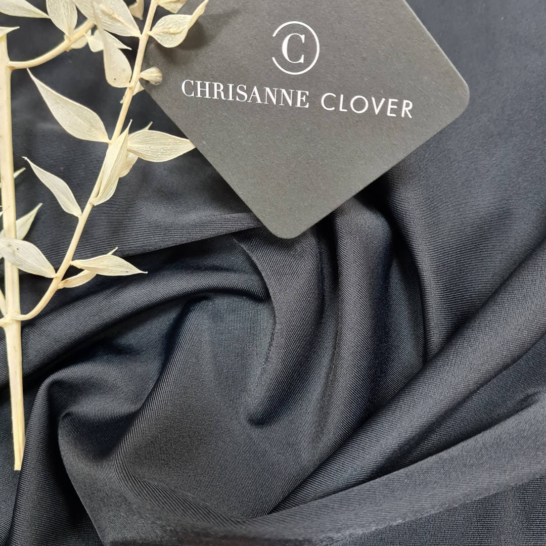 

Лайкра матовая Black Chrisanne Clover 1м