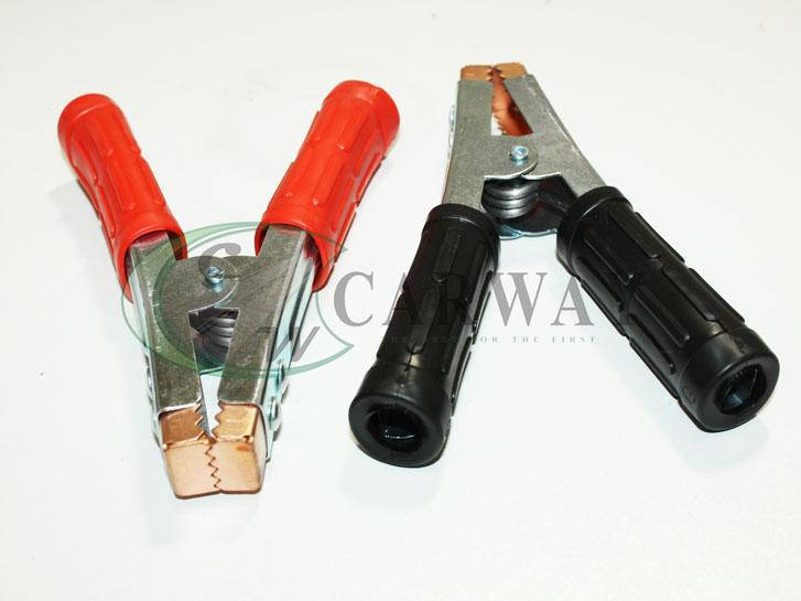 

Клеммы для проводов прикуривателя №3 150х23мм 300А (крокодилы)