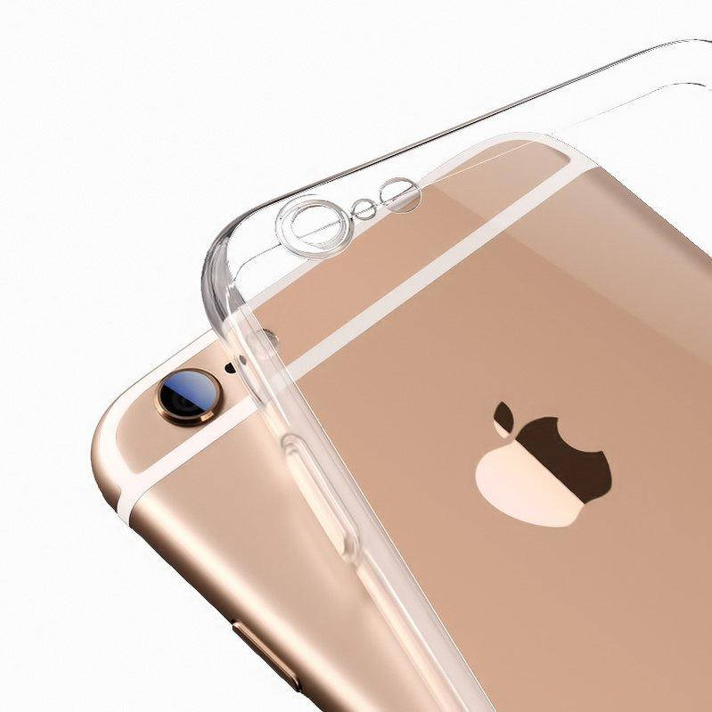 

Чохол для iPhone 6, iPhone 6S, безбарвний, прозорий, силікон