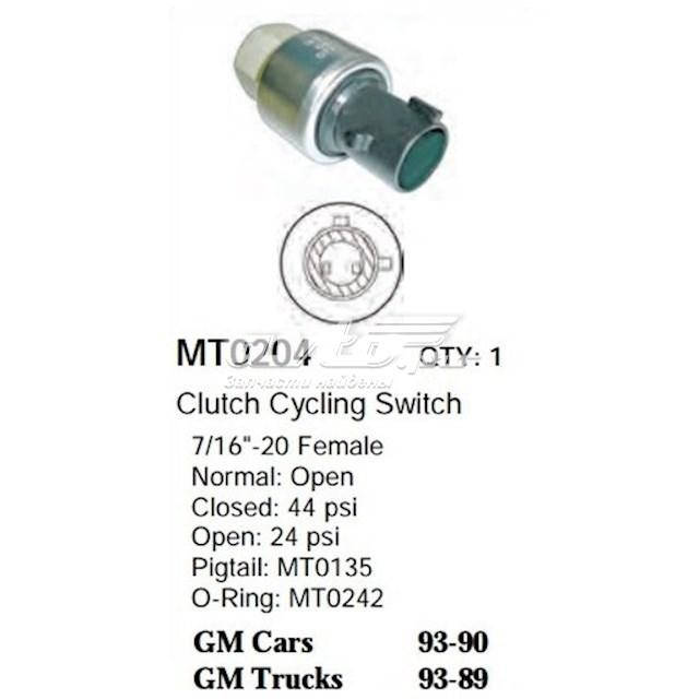 

Датчик давления кондиционера GM Santech MT0204, Delco 15-2628, 15-2639.
