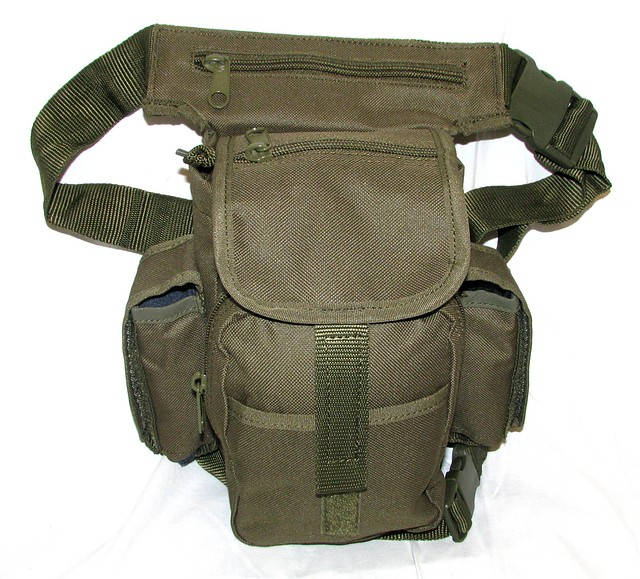 

Сумка подсумок тактическая поясная с креплением на бедре олива MULTI PACK 1000 D NYL MIL-TEC Германия