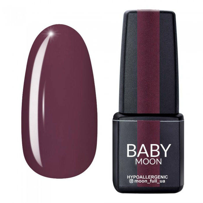 

Гель-лак Baby Moon Burgundy №14, 6 мл (коричнево-серый)