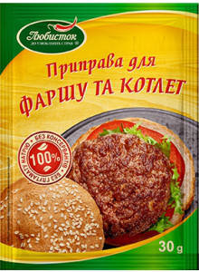 

Приправа до фаршу та котлет"Любисток"30г (1*5/100)
