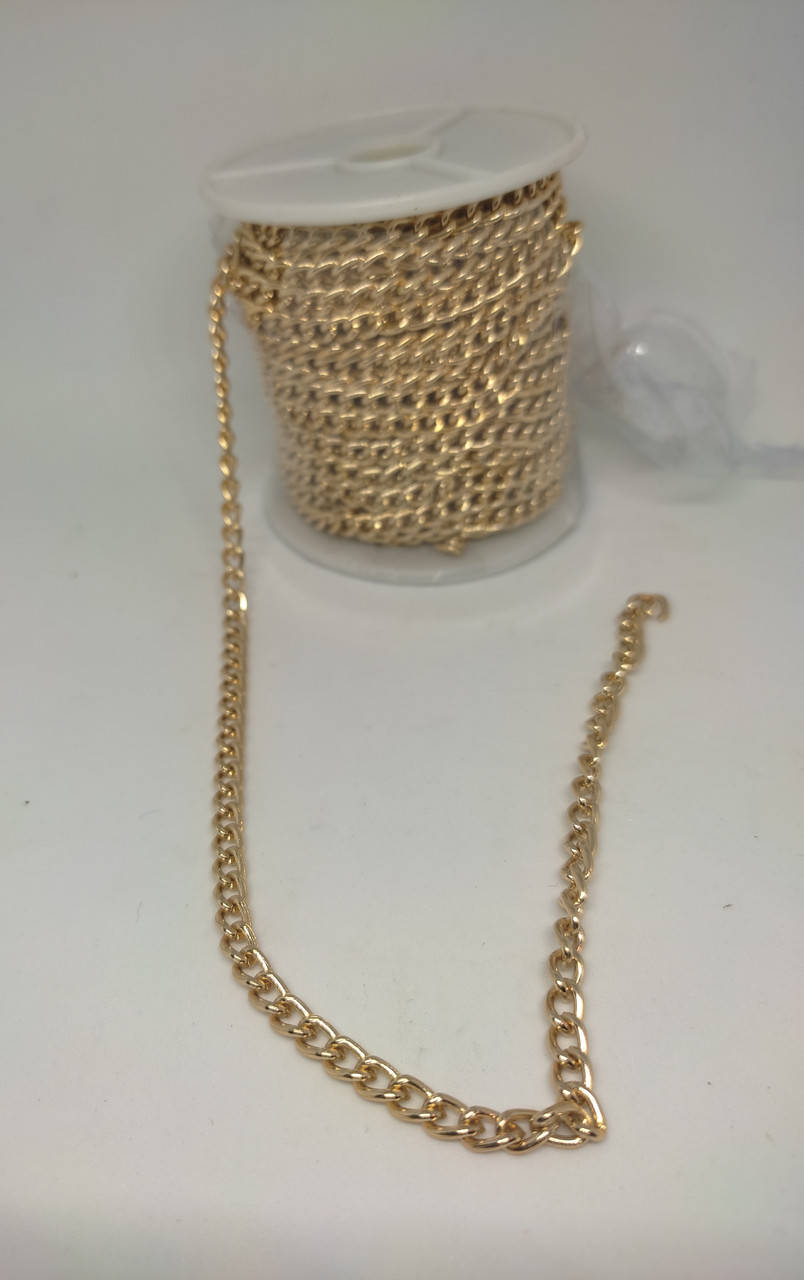 

Цепь бижутерная метал 4мм/6мм/ 14м №S195