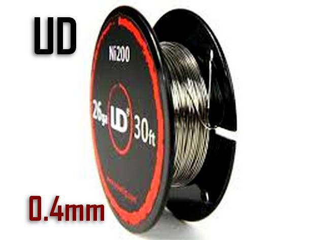 

Проволока никель UD (Pure Nickel D=0.4mm 26AWG) NI200. 1 метр.