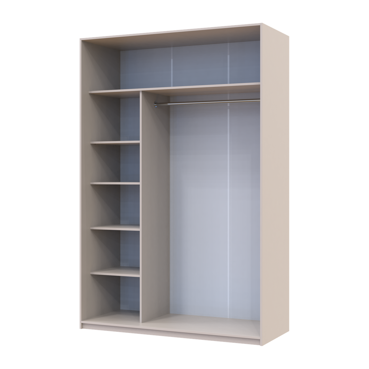 Шафа купе Doros Сіті Лайт Кашемір 2 ДСП 150х60х225 (80736347) 4
