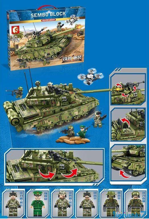 

Конструктор 105751 “Военная техника” 1144 деталей, в коробке