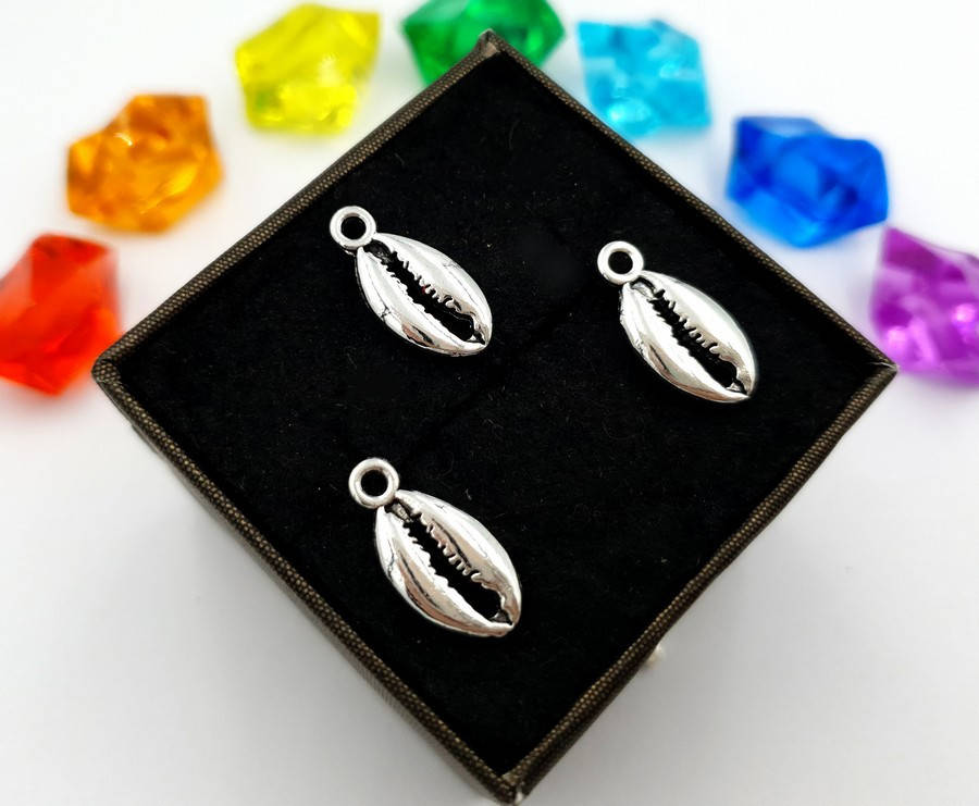 

(10шт) Кулоны из металла, подвеска Ракушка (сп5нг-0340)