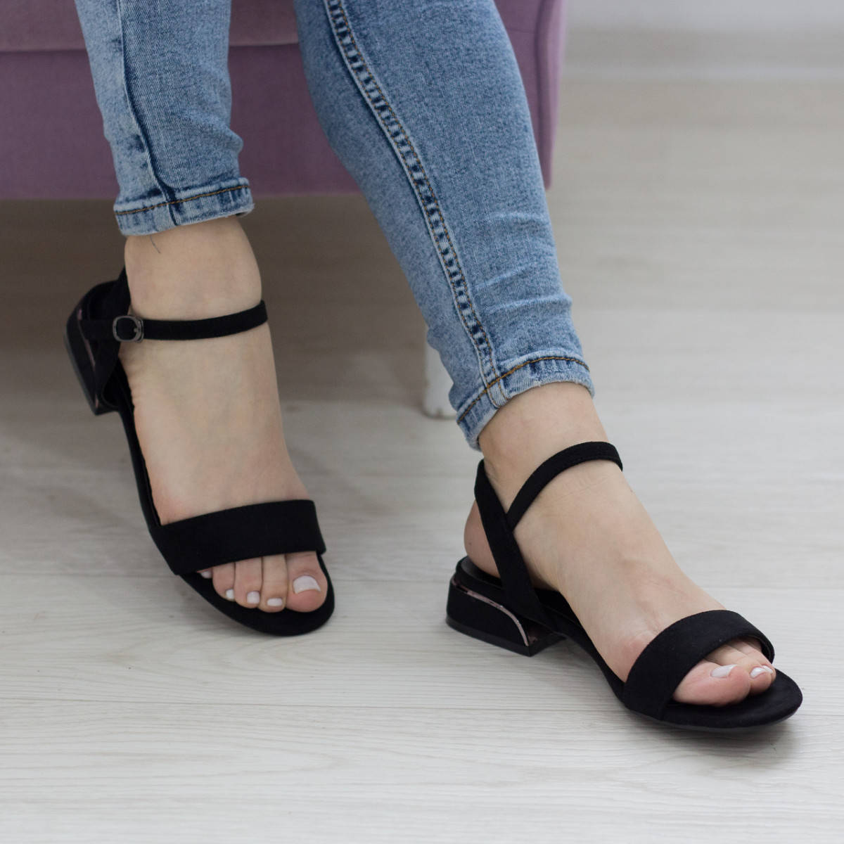 

Женские босоножки Fashion Uno 2680 36 размер 23,5 см Черный