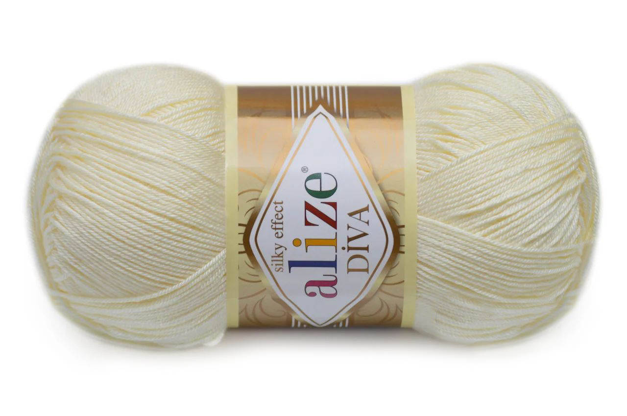 

Alize Diva, Кремовый №01, Молочный