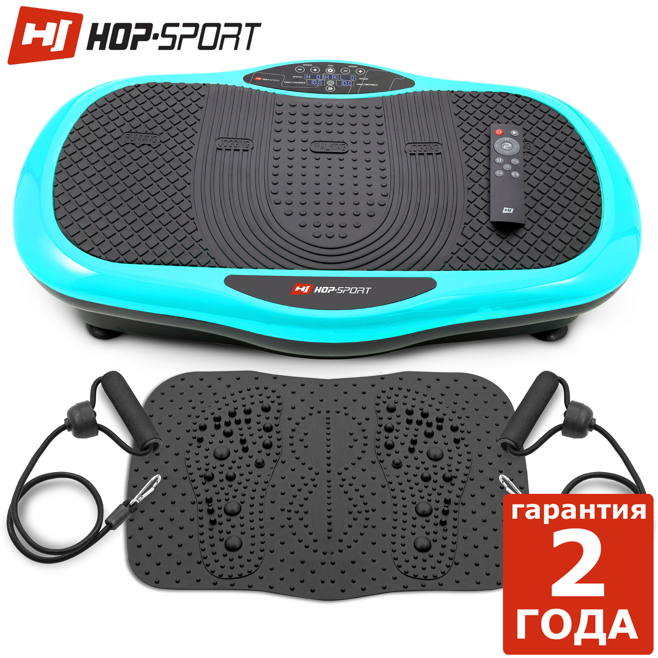 

Виброплатформа Hop-Sport 3D HS-070VS Scout бирюзовый До 120 кг. Гарантия 24 мес. Германия. Для дома.