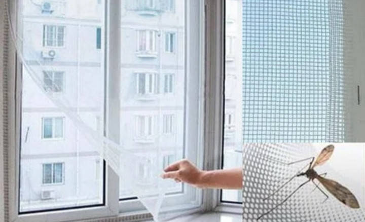 

Антимоскитная Сетка на Окно с липучкой , размер 150*200 (1,5м*2м), Белый