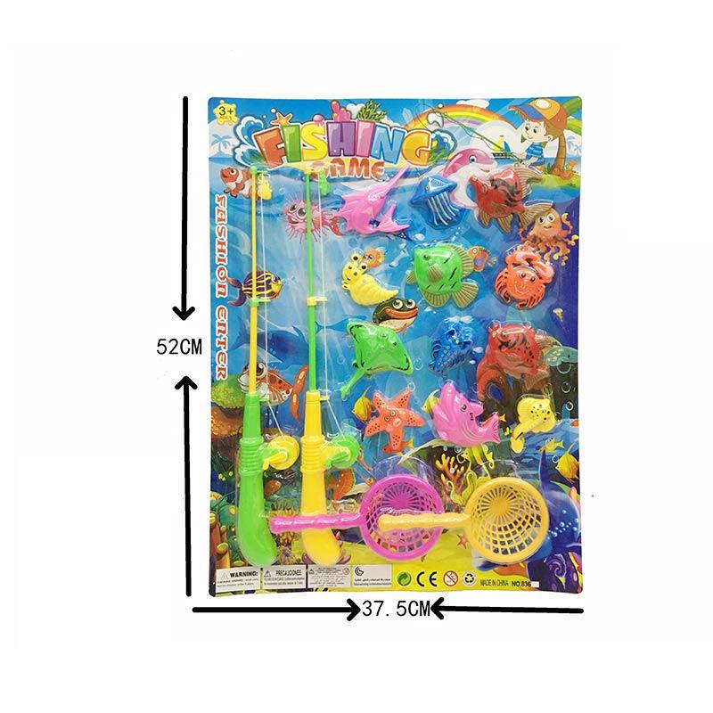 

Рыбалка 836 (96шт/2) магнит.2удочки,12 рыбок,2сачка,на планшетке 52*37,5см