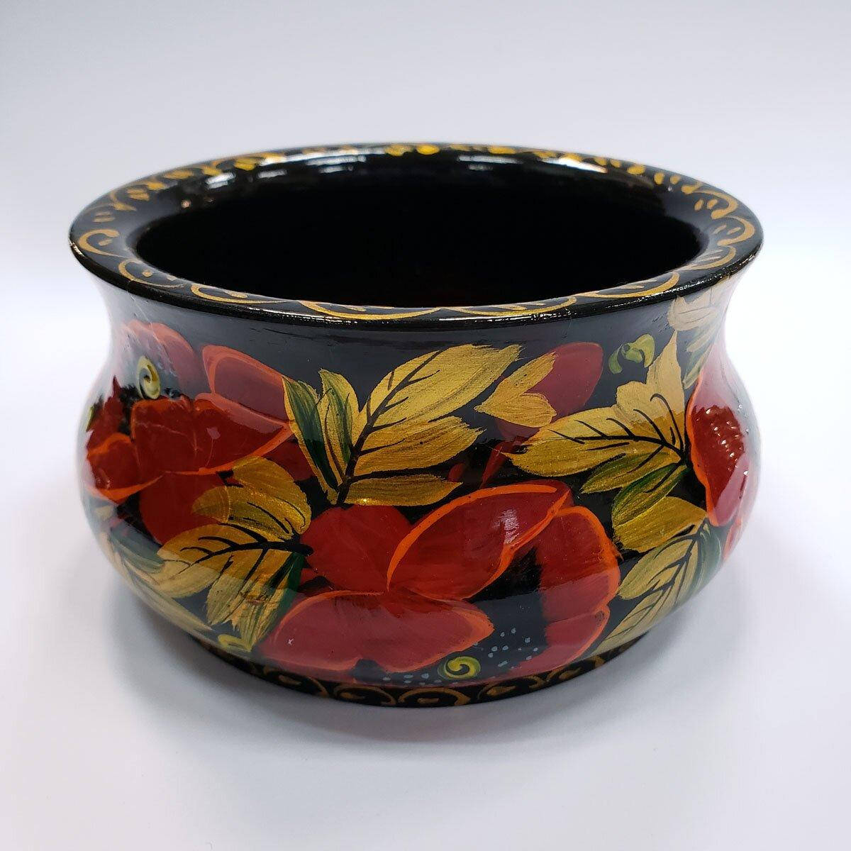 

Конфетница с петриковской росписью (14 x 14 x 8,5 см) VP0008
