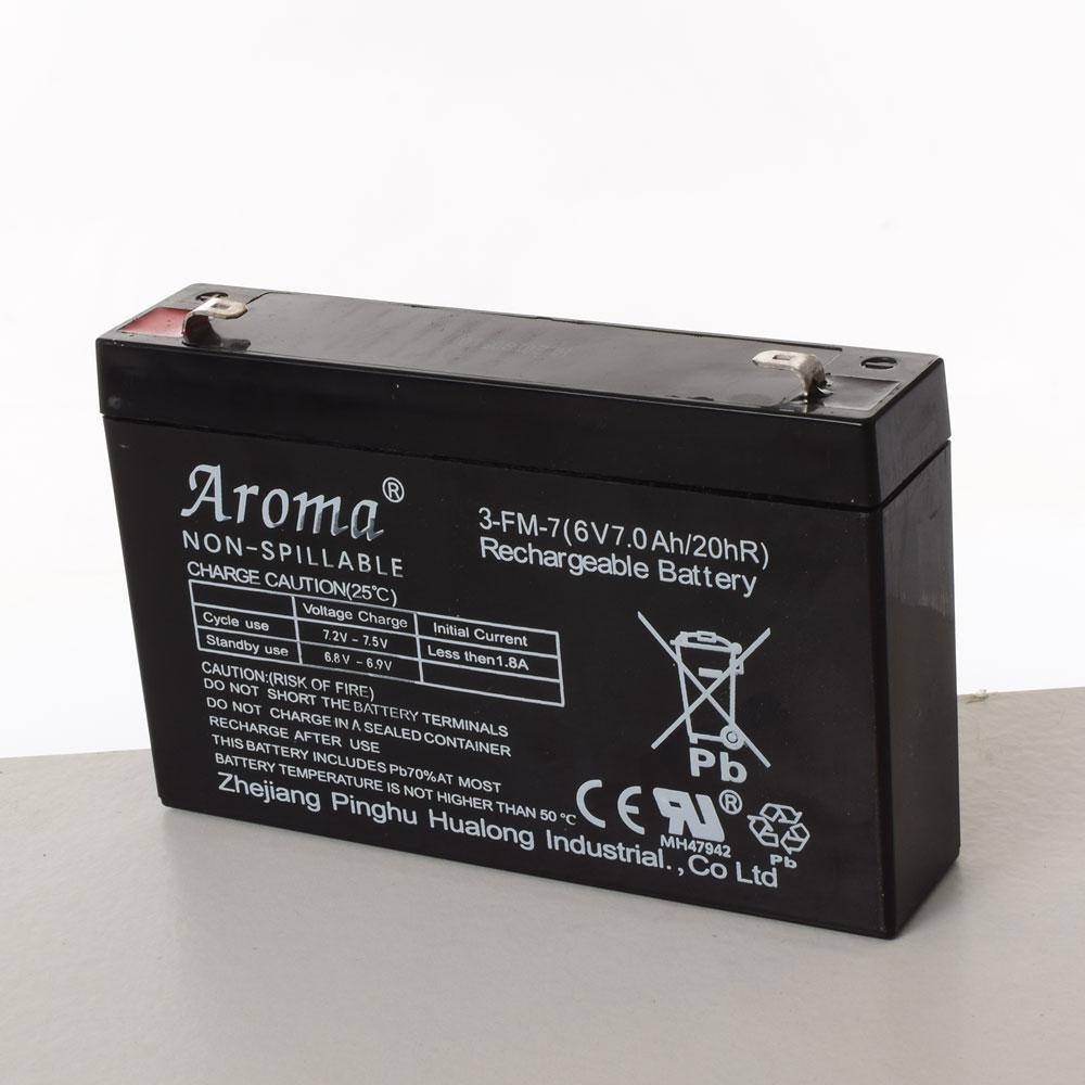 

Акция! Акумулятор для дитячого електромобіля Aroma 6V7Ah-Battery [Товар продаётся по акционной цене!], Черный