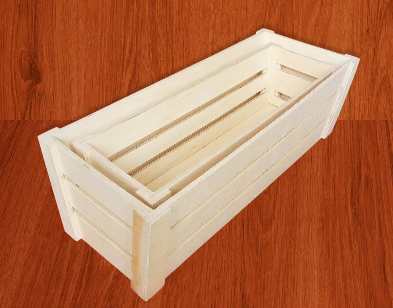 

Ящики для цветов деревянные, набор из 2х штук