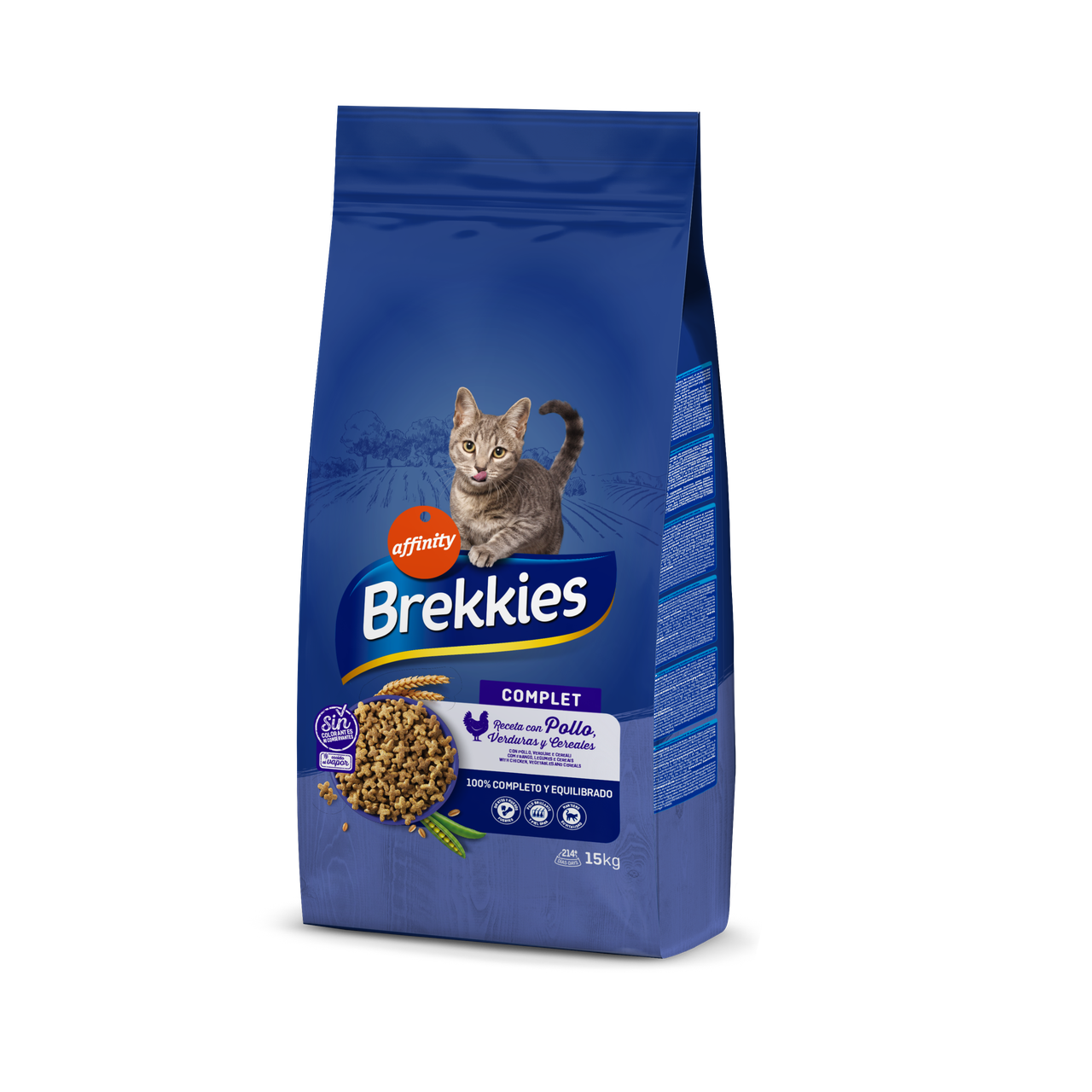 

Brekkies (Брекис) Cat Complet - Сухой корм с мясом, рыбой и овощами для взрослых кошек (15 кг.)
