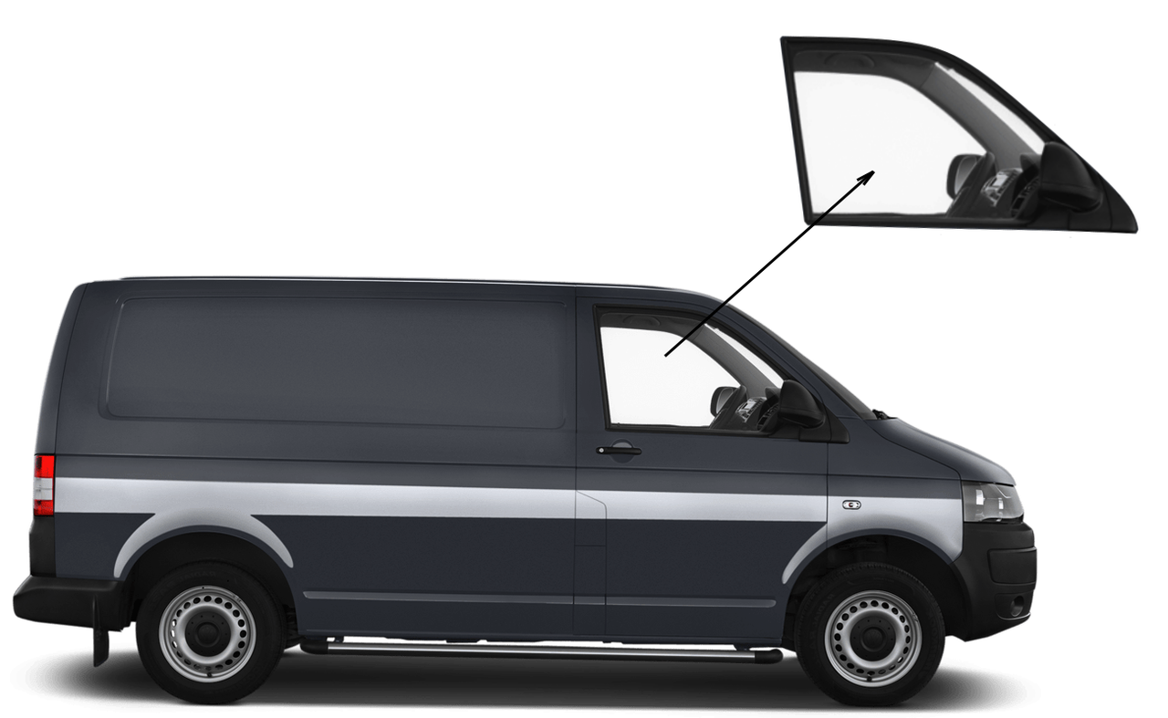 

Боковое стекло Volkswagen T5 2003-2015 опускное правое