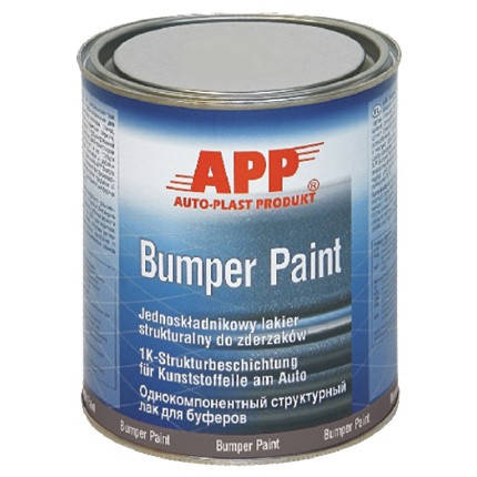 

Краска структурная для бамперов серая 1л APP Bumper Paint 020802, Серый