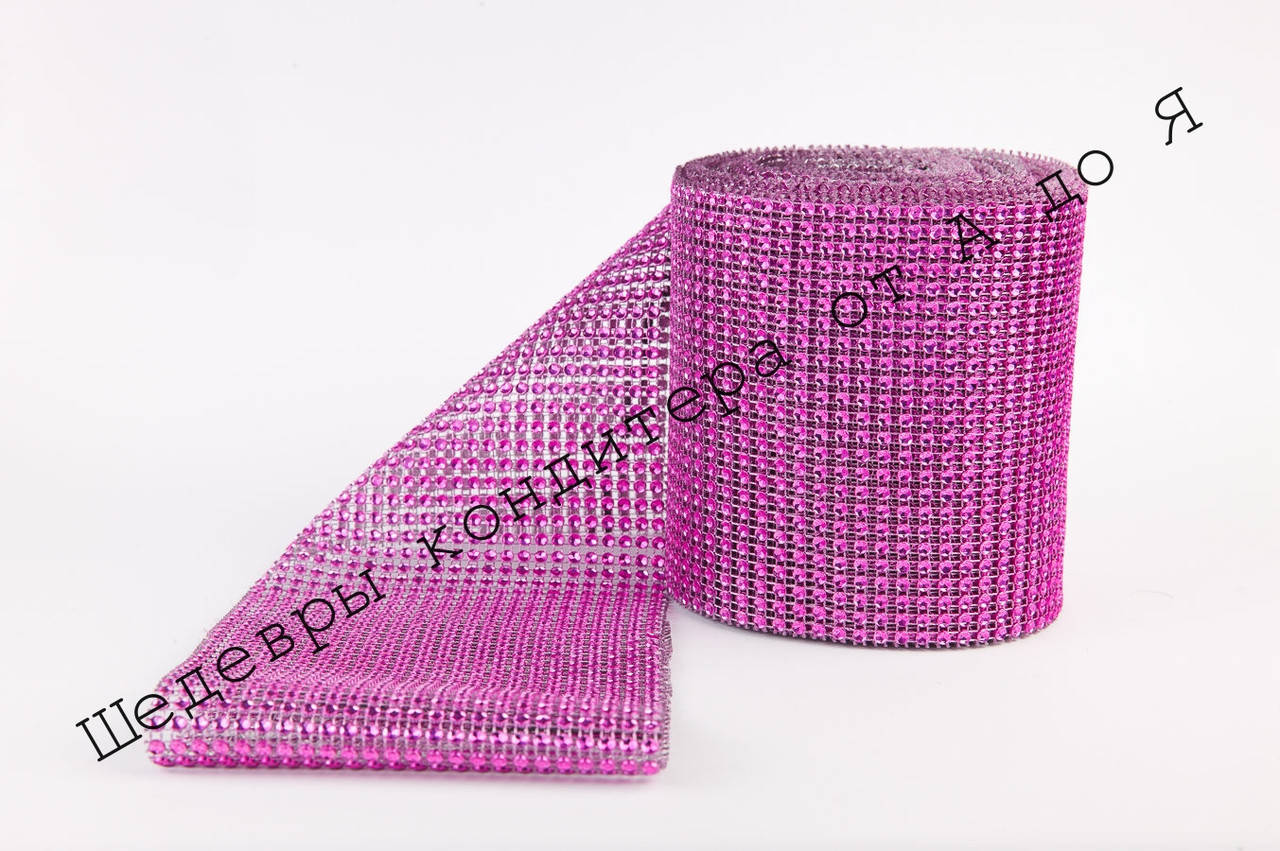 

Лента декоративная Ярко розовая 12см