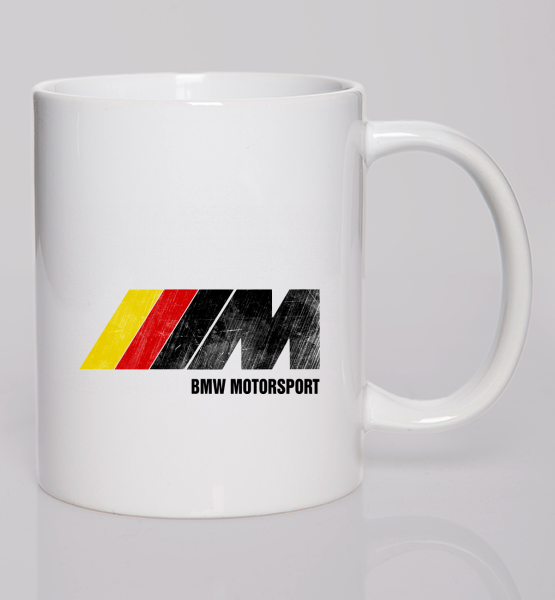 

Кружка чашка БМВ BMW Motorsport Белая, Белый