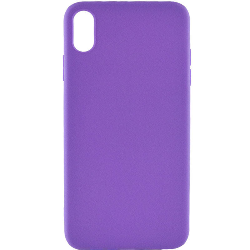 

Силиконовый чехол Candy для Apple iPhone X / XS (5.8"), Сиреневый