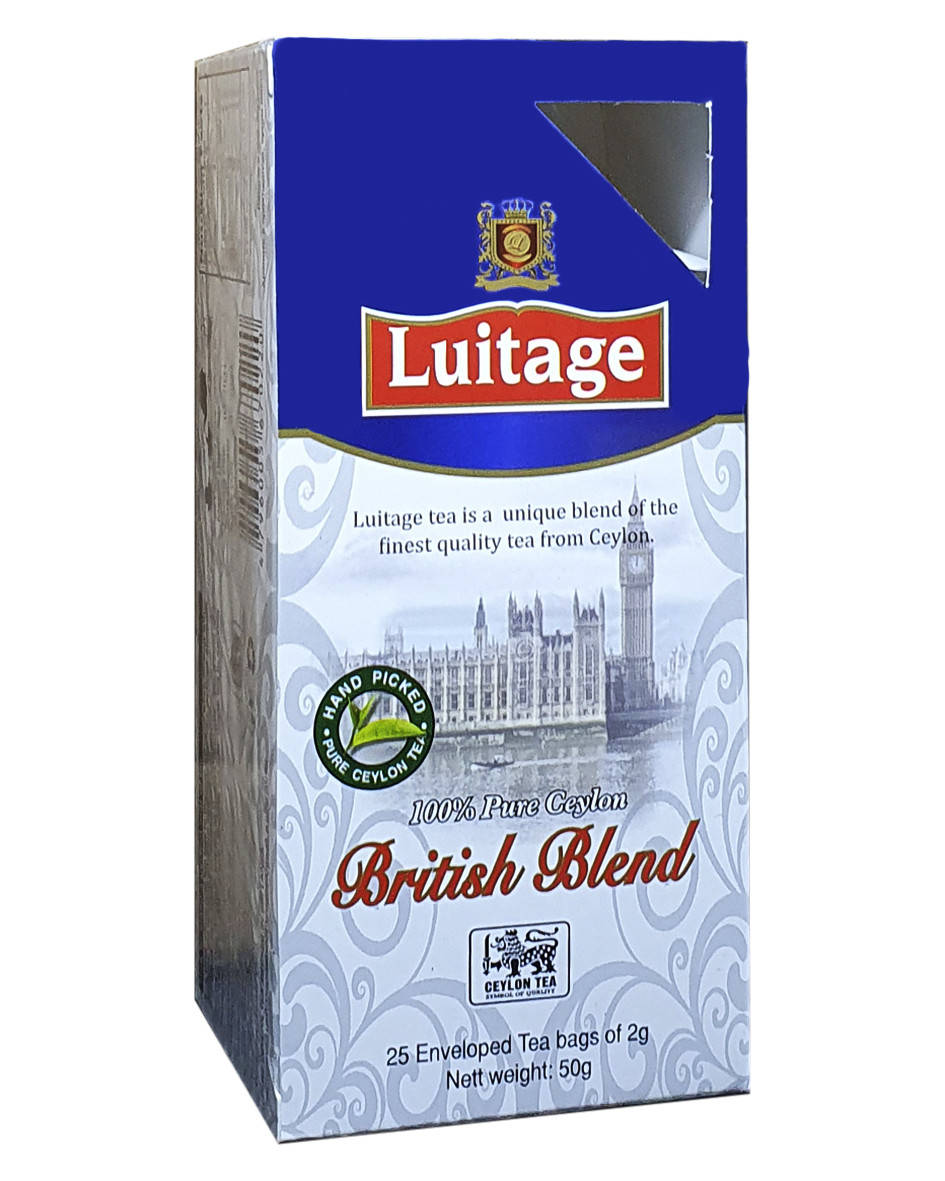 

Чай черный в пакетиках Luitage British Blend 25 шт х 2 г (53395)
