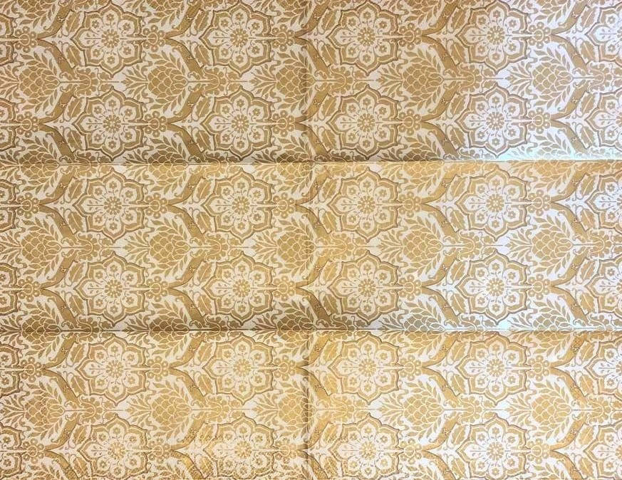 

Салфетки для декупажа 42x32 см 12 " Узоры винтажные золотые вензеля " салфетка декупажная