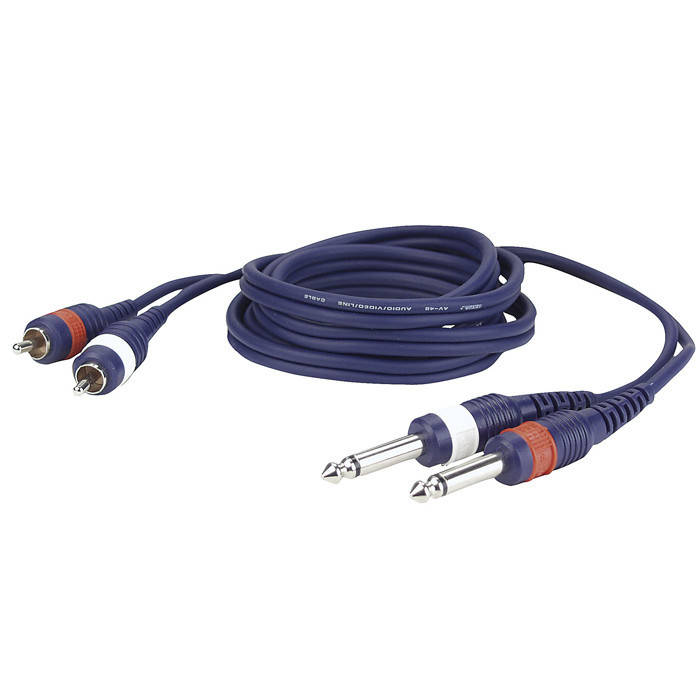 

DAP FL233 Кабель инсертный 2 Mono Jack/2 RCA | 3м