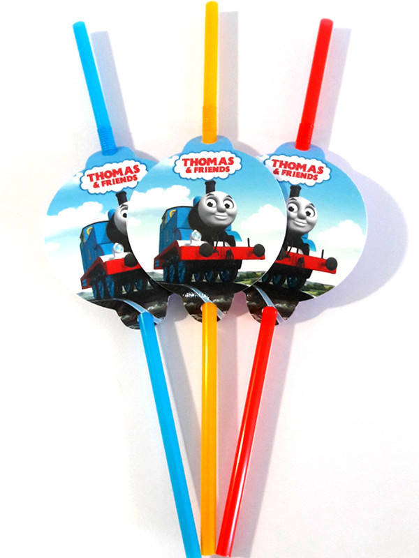 

Коктейльные трубочки "Паровозик Томас" с гофрой (10 шт./уп.) малотиражное издание-