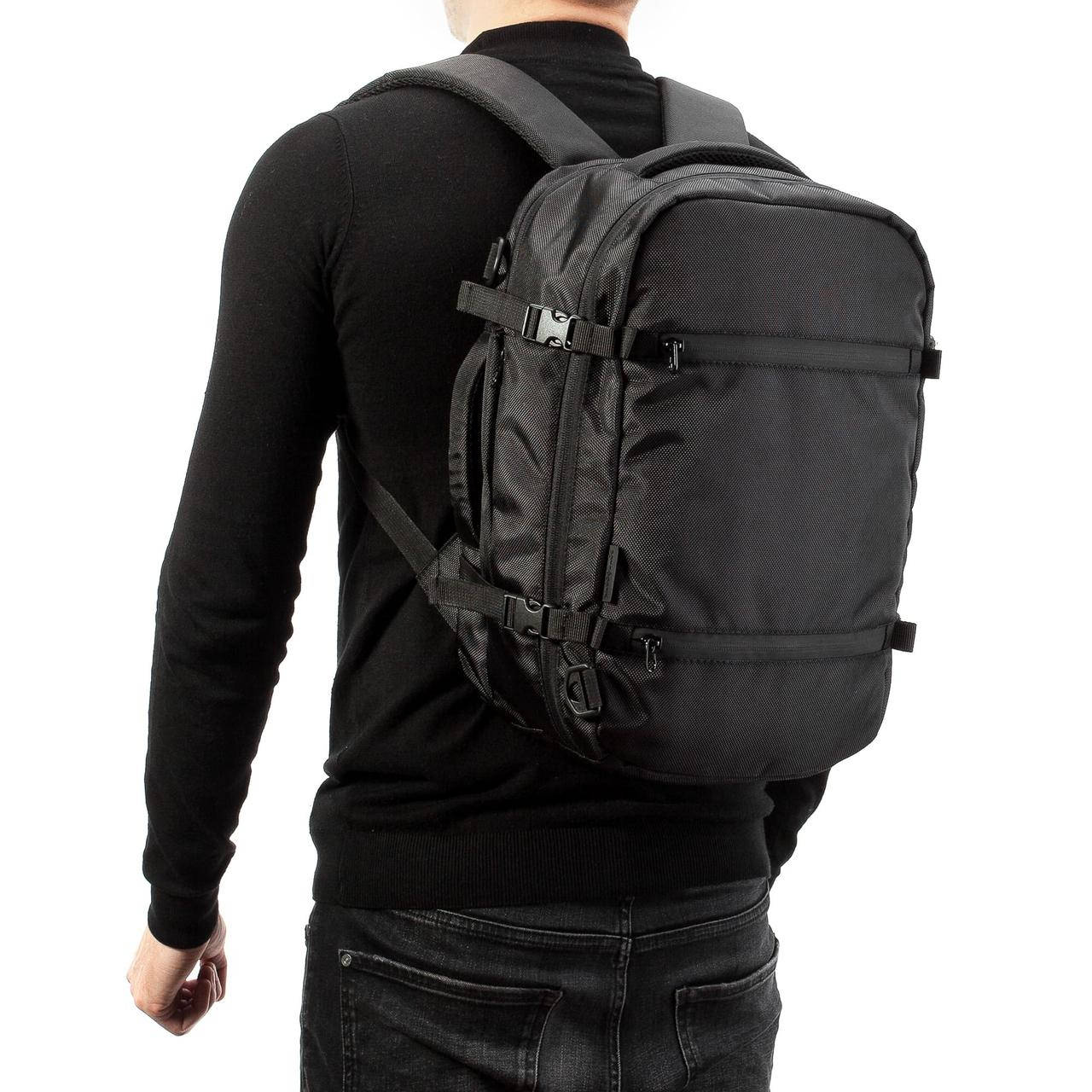 

РЮКЗАК сумка для ноутбука 17.3" 46X32X20 для города и путешествий, Черный